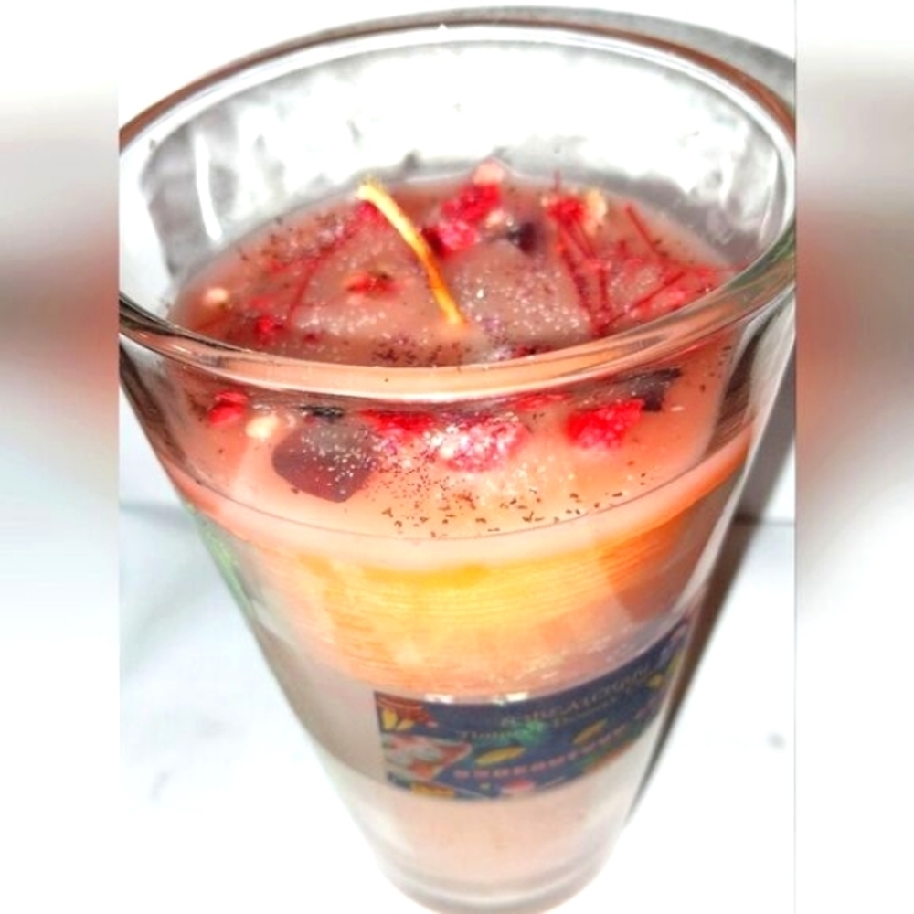 Hand crafted limited edition "Floral Margarita" candle 16 oz